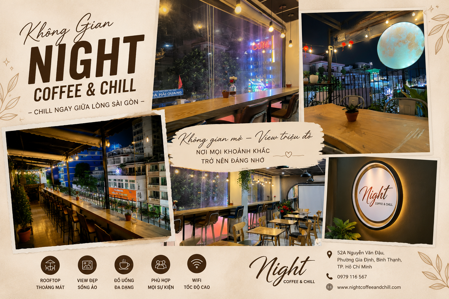 quán cafe chill  đẹp ở bình thạnh