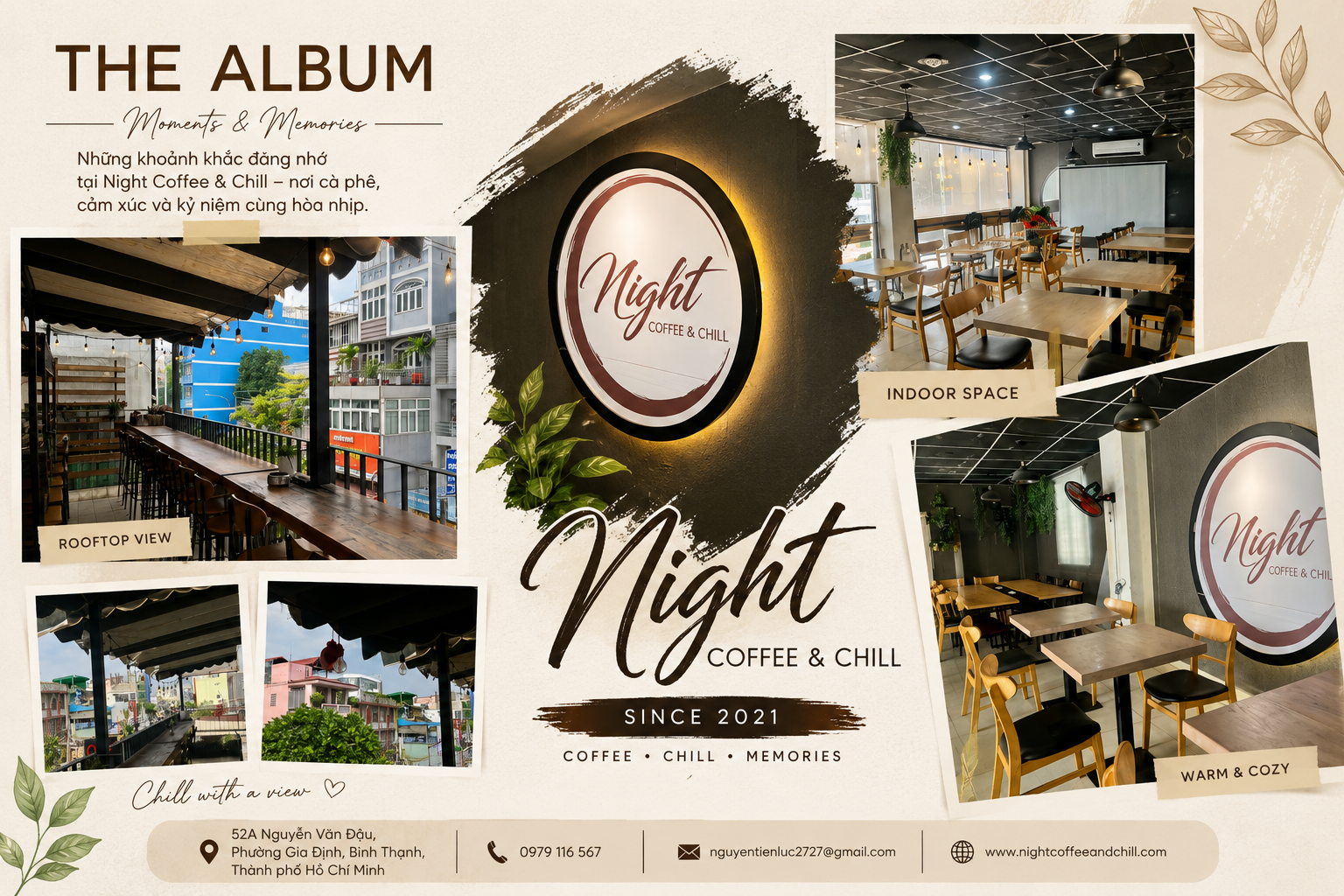 NIGHT COFFEE & CHILL – NƠI MỌI SỰ KIỆN ĐỀU CÓ VIEW “TRIỆU ĐÔ”